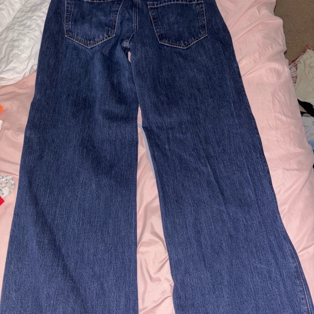 Hollister Blue Straight Leg Jeans Classic Style - Picture 2 of 3